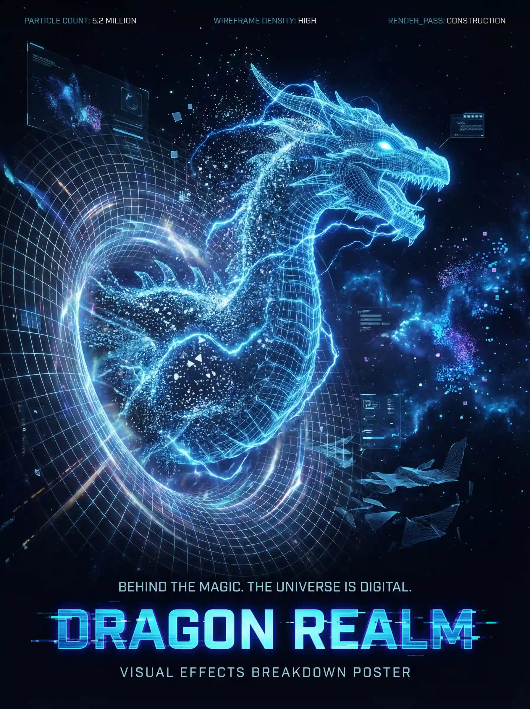 特效熔炉 作品《龙域传说》电影海报