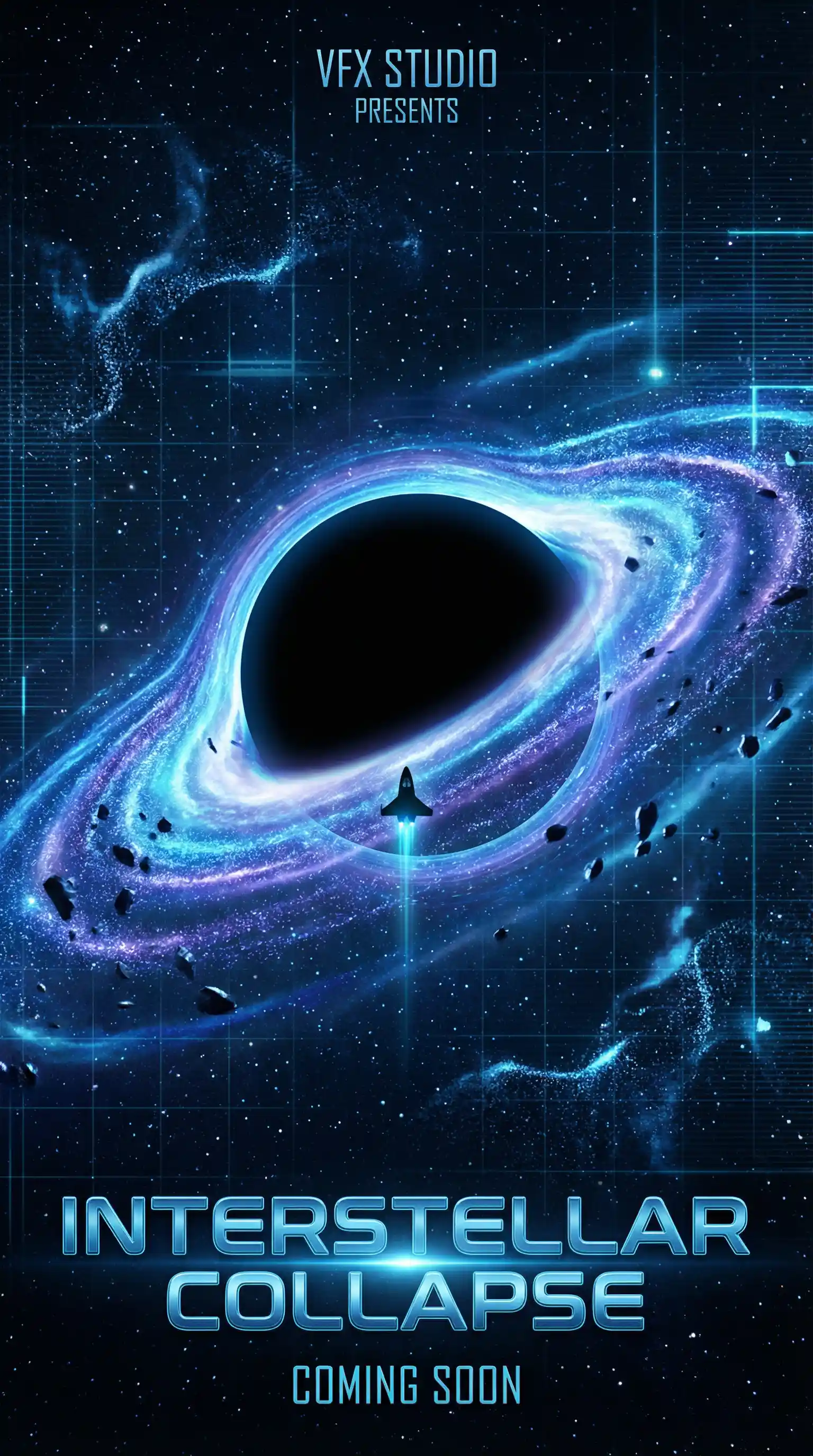 特效熔炉 作品《星际崩塌》电影海报